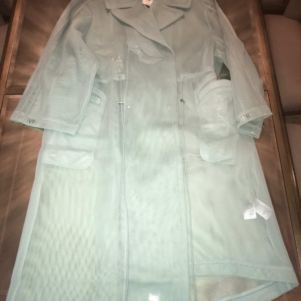Adidas X Ivy Park Asymetric Mesh Jacket - Picture 6 of 8